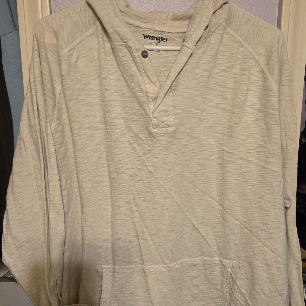 Wrangler Beige Hoodie